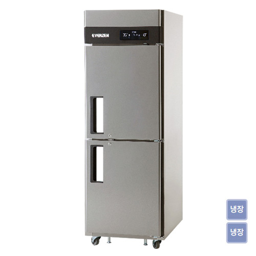 [에버젠] 25BOX 올냉장고 2도어 UDS-25RIE/간냉식/디지털/올스텐/냉장용