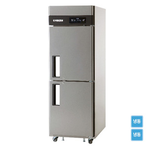[에버젠] 25BOX 올냉동고 2도어 UDS-25FIE/간냉식/디지털/올스텐/냉동용