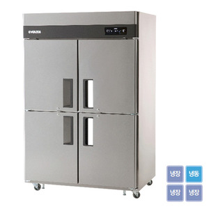 [에버젠] (기존)45BOX 냉동냉장고 4도어 UDS-45RFIE/간냉식/디지털/올스텐/냉동장겸용