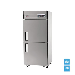 [유니크대성] 30BOX 올냉동고 2도어 UDS-30FAR, UDS-30FDR/직냉식/아날로그/디지털/냉동용