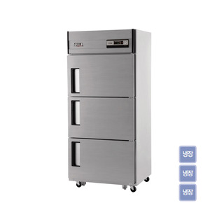 [유니크대성] 30BOX 올냉장고 3도어 UDS-30RAR, UDS-30RDR/직냉식/아날로그/디지털/냉장용