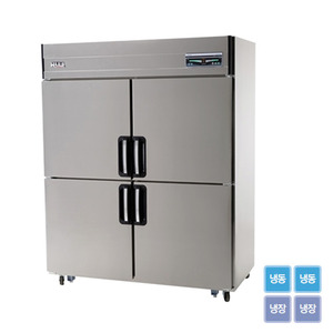 [유니크대성] 55BOX 냉동냉장고(수평) 4도어 UDS-55HRFAR, UDS-55HRFDR/직냉식/올스텐/아날로그/디지털/냉동장겸용