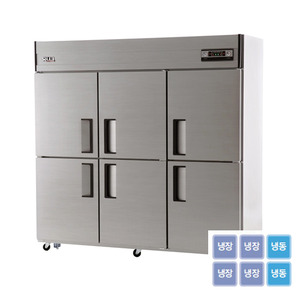 [유니크대성] (기존)65BOX 냉동냉장고 6도어 UDS-65RFAR, UDS-65RFDR/직냉식/아날로그/디지털/냉동장겸용