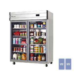 [부성] 55 BOX 유리도어 냉장고 B150H-2RROS-E