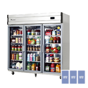 [부성] 65 BOX 유리도어 냉장고 B190H-3RRRS-E